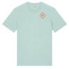 Light sea blue shirt with small chest emblem