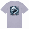 Diver graphic on light gray color T-shirt.