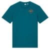 Ocean teal tee with diamond chest emblem