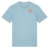Pale sky t-shirt with red diamond